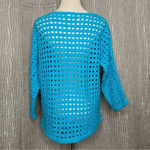 Chico’s Crissy crochet pullover - Picture 4 of 8